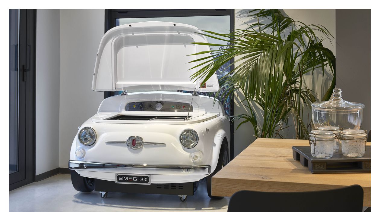 SMEG500B Minibar 109 l / 109 l Tischkühlschrank EEK: F 103 kWh Jahr  (Weiß) 