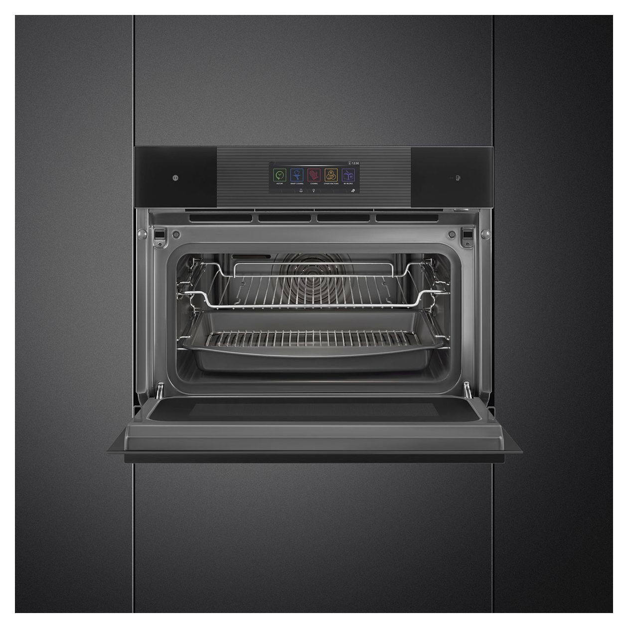 SO4106WAPB3 Einbaubackofen 40 l Dampfgaren Mikrowelle 