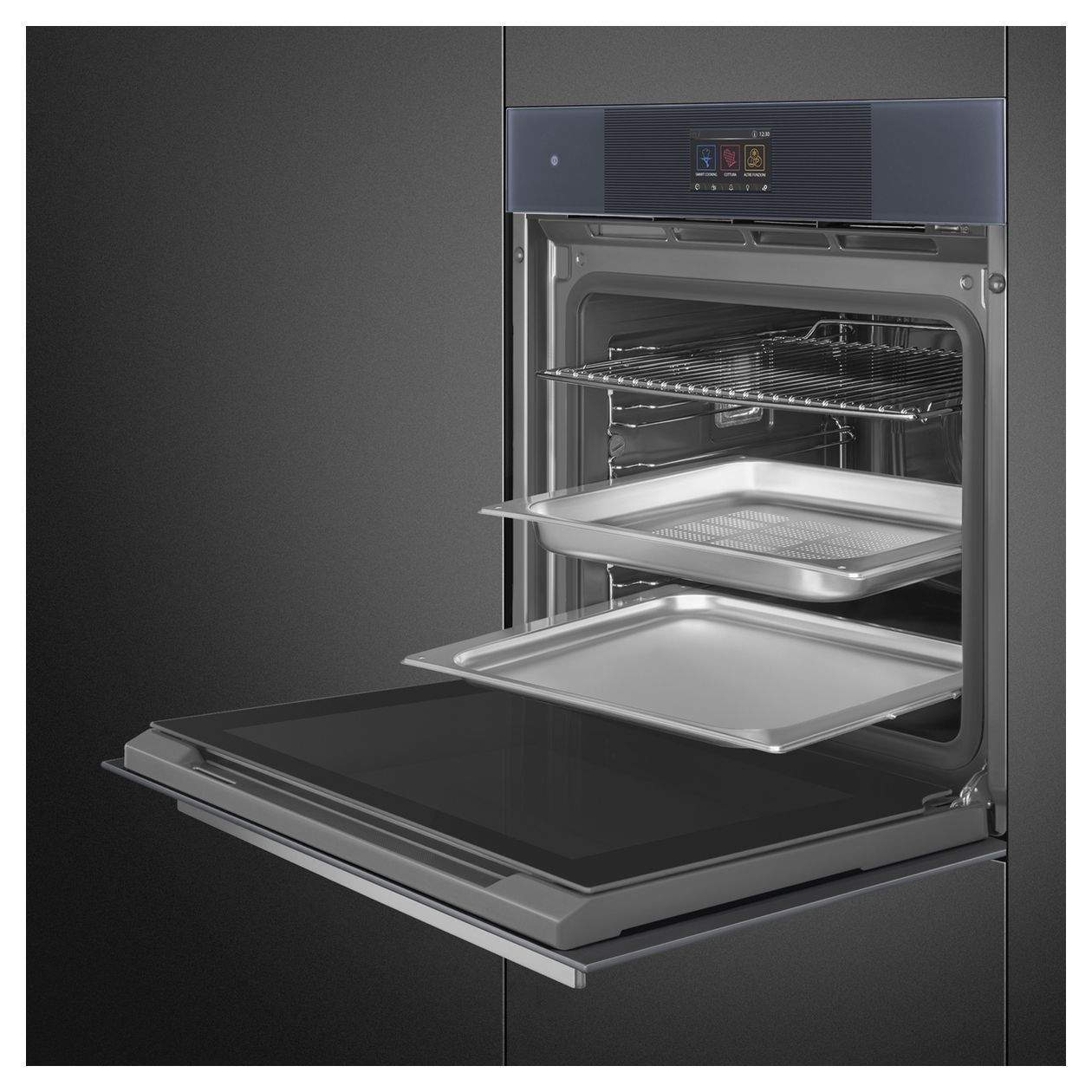 SO6104S4PG Einbaubackofen 68 l Dampfgaren AutoClean 