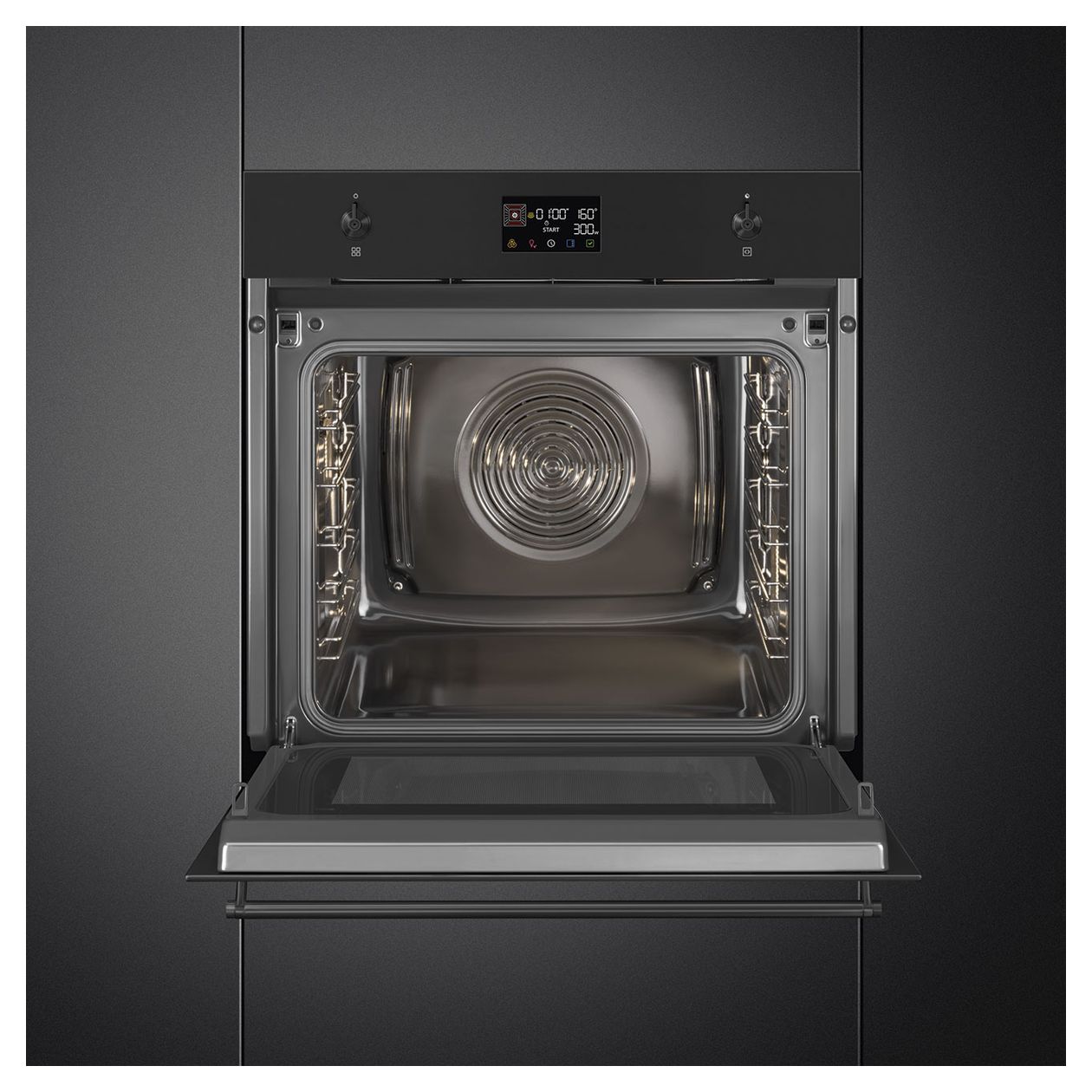 SO6302M2N Einbaubackofen 68 l AutoClean Mikrowelle 