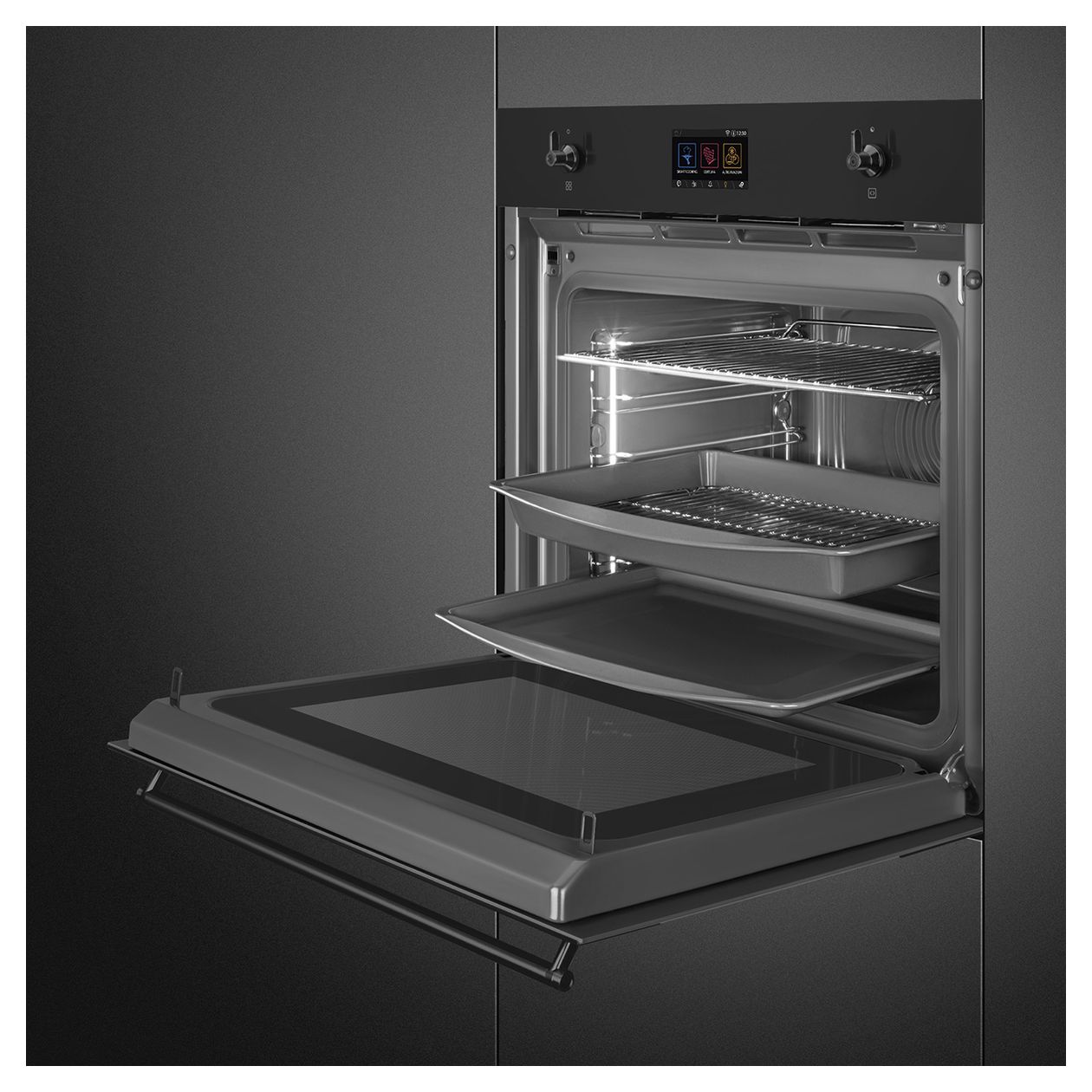 SO6303APN Einbaubackofen 68 l Dampfgaren AutoClean Mikrowelle 