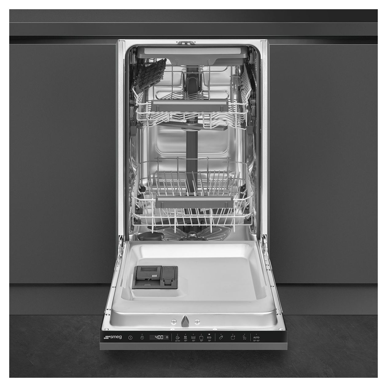 ST4533CIN 45 cm Geschirrspüler vollintegriert (ohne Front) Leise 10 Maßgedecke aquaStop Funktion Kondensations 