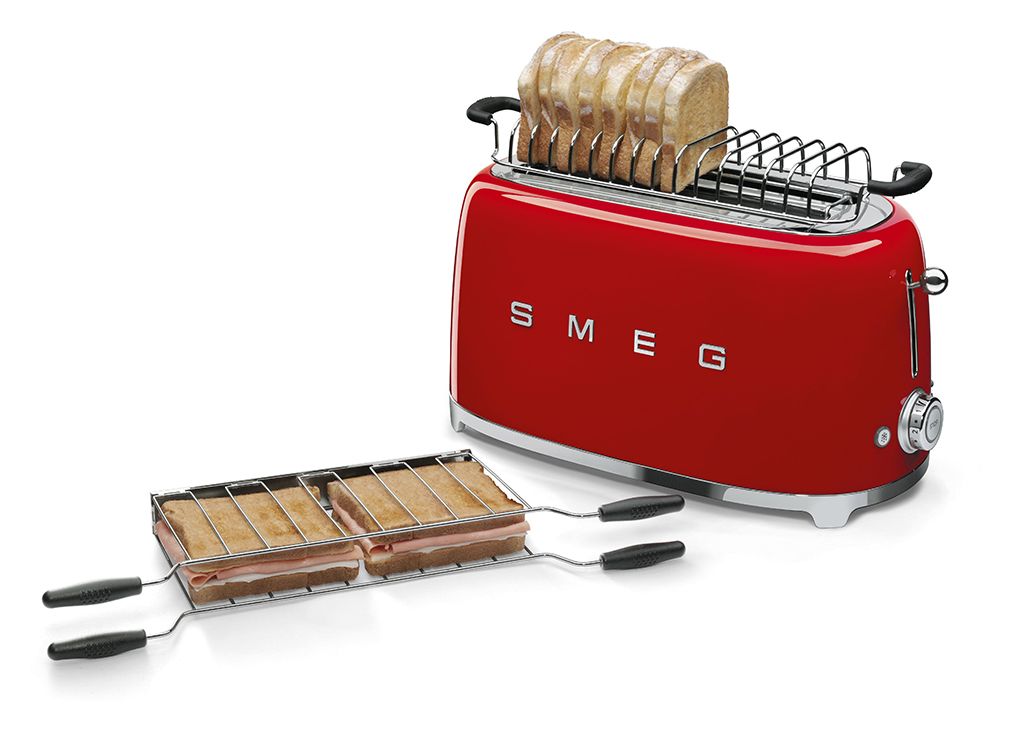 TSF02RDEU Toaster 1500 W 4 Scheibe(n) 6 Stufen  (Rot) 