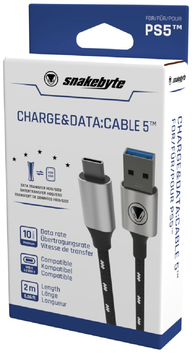 Charge&Data:Cable 5 2M PS5 