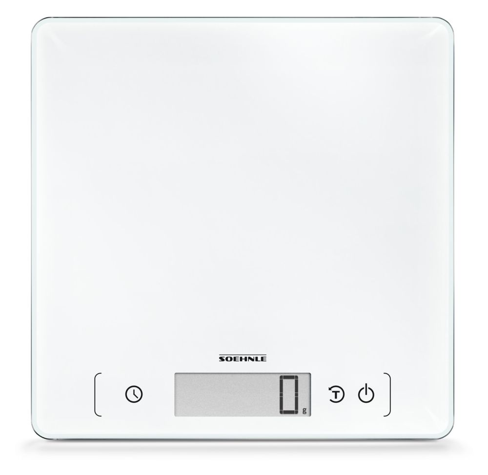 61505 Page Comfort 400 Elektronische Küchenwaage bis 10 kg Genauigkeit 1 g  (Weiß) 