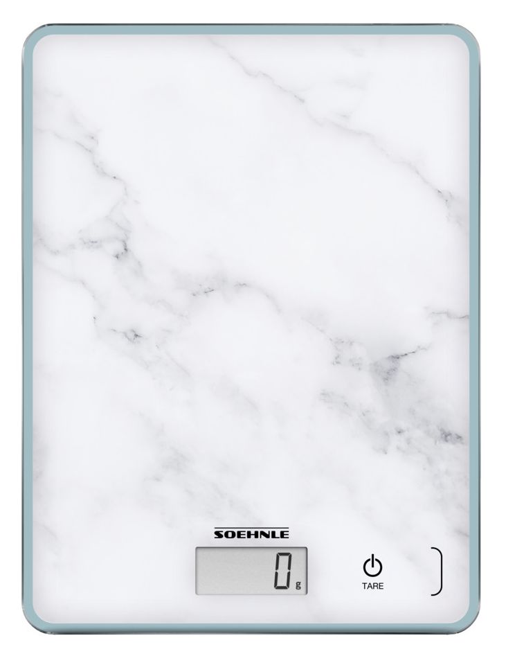 61516 Page Compact 300 Elektronische Küchenwaage bis 5 kg Genauigkeit 1 g  (Marmorfarbe) 