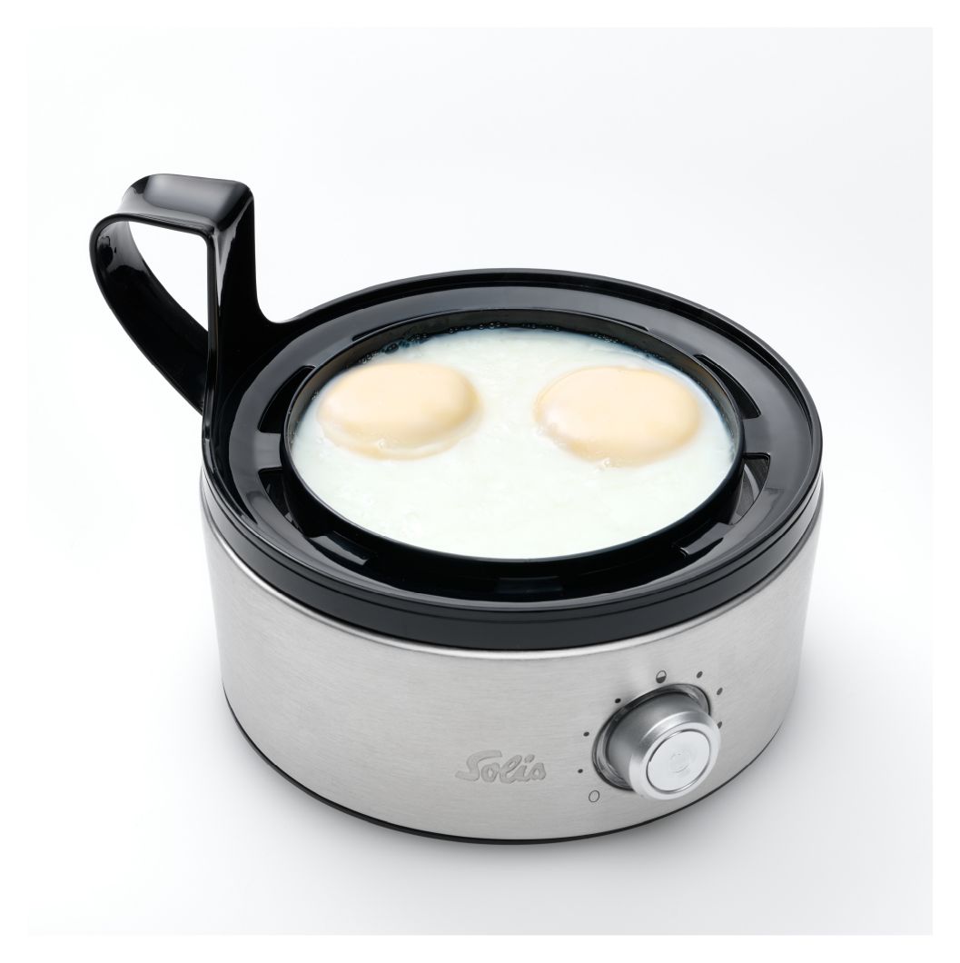 8272 Egg Boiler & More Eierkocher für 7 Eier  (Schwarz, Grau) 