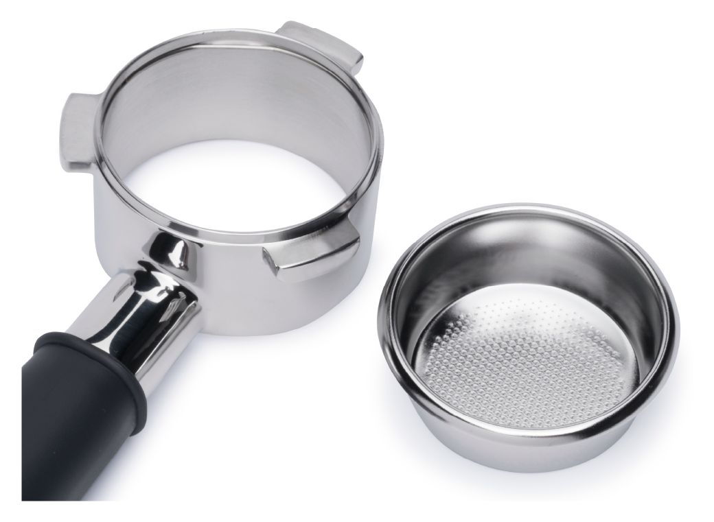 90730 Bodenloser Filtergriff  (Schwarz/Silber) 