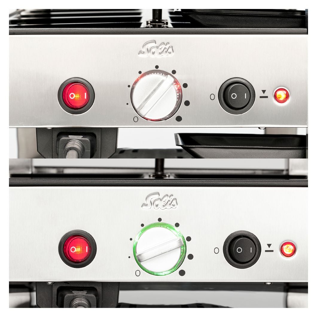 977.56 5-in-1 Tischgrill für 4 Personen 1020 W  (Schwarz/Silber) 