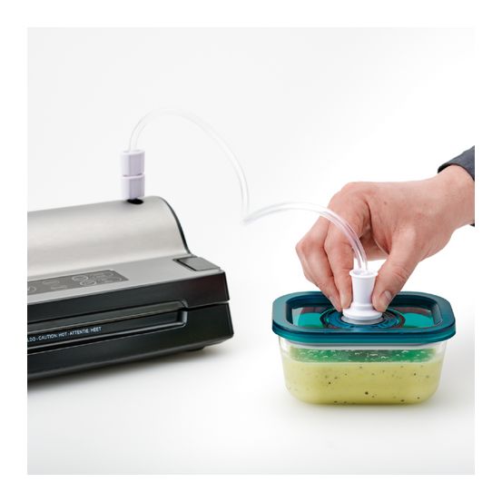 S0403 Container Rechteckig 0,7 l Borosilikatglas  (Grün, Transparent) 