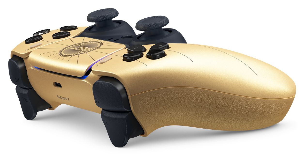 DualSense Wireless Controller - 007 First Light Limited Edition Analog / Digital Gamepad für PC/MAC/Android/iOS/PlayStation 5  (Schwarz, Gold) 
