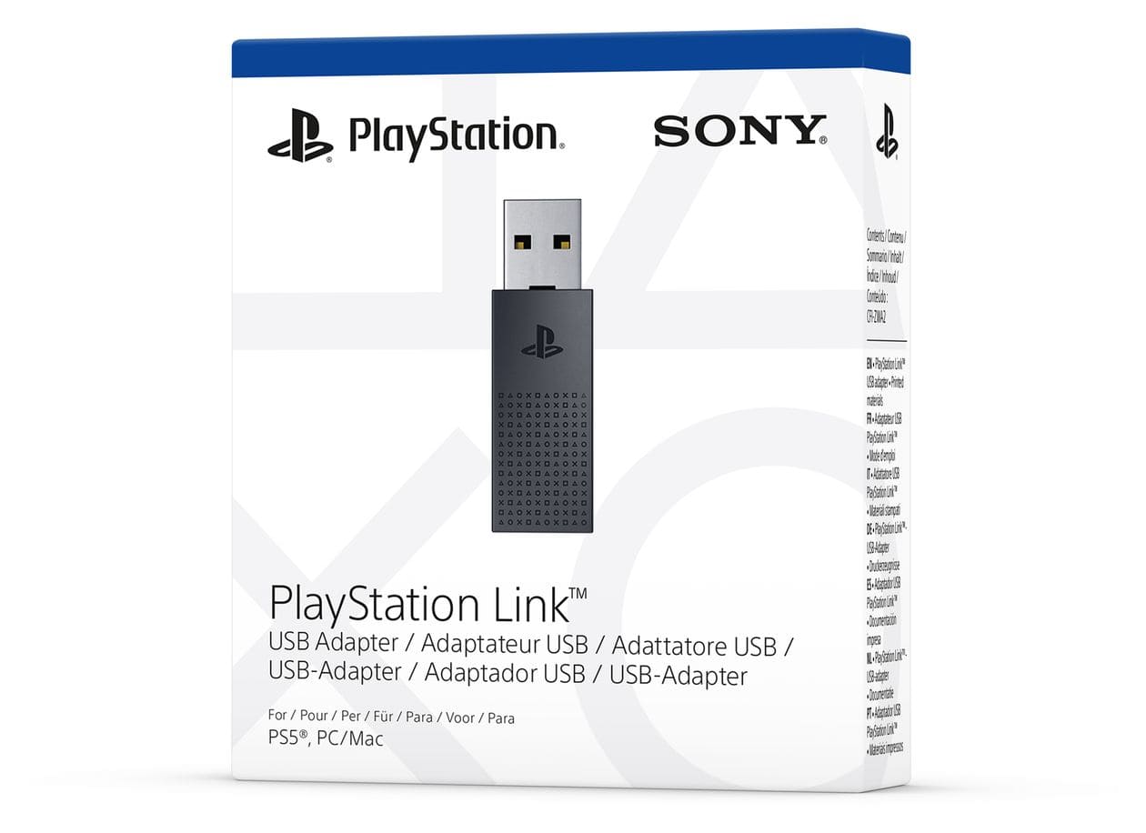 PlayStation Link USB Adapter PC, PlayStation PS5 Kabelgebunden  (Schwarz) 