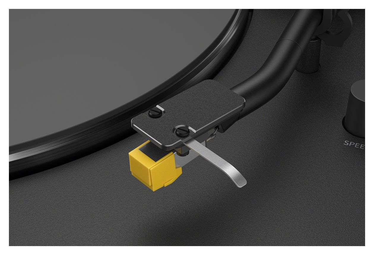 PS-LX5BT Audio-Plattenspieler mit Riemenantrieb  (Schwarz) 