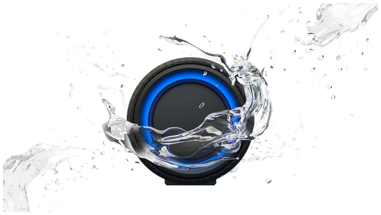 SRS-XG300 Bluetooth Lautsprecher Wasserfest (Schwarz) 