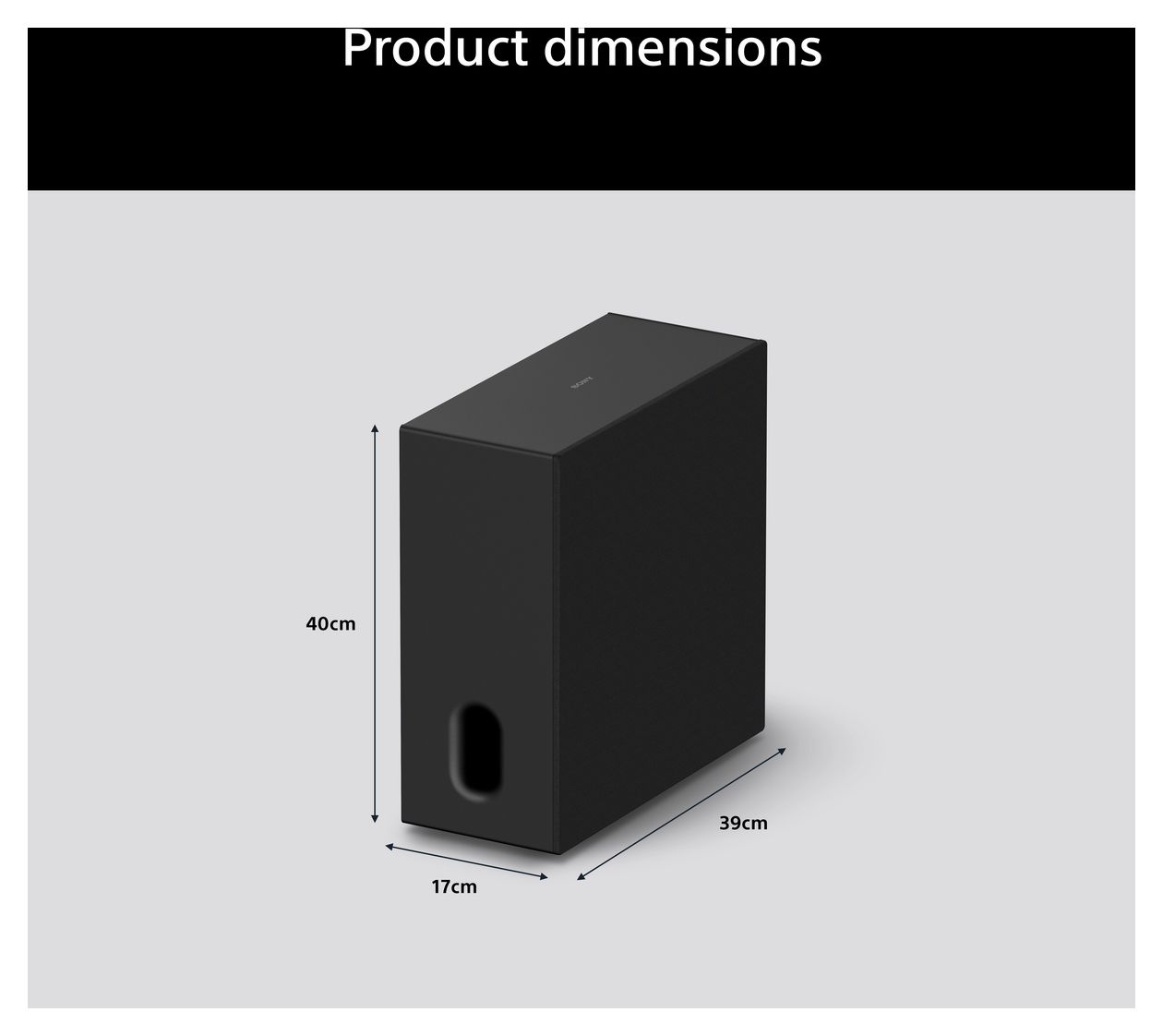 Bravia Theatre Sub 8 300 W Wlan Lautsprecher mit Bluetooth  (Schwarz) 