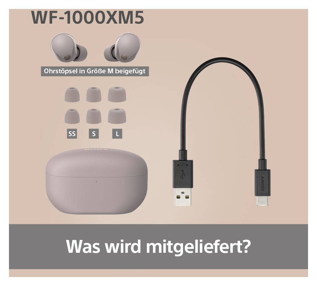 WF-1000XM5 In-Ear Bluetooth Kopfhörer kabellos IPX4  (Pink) 