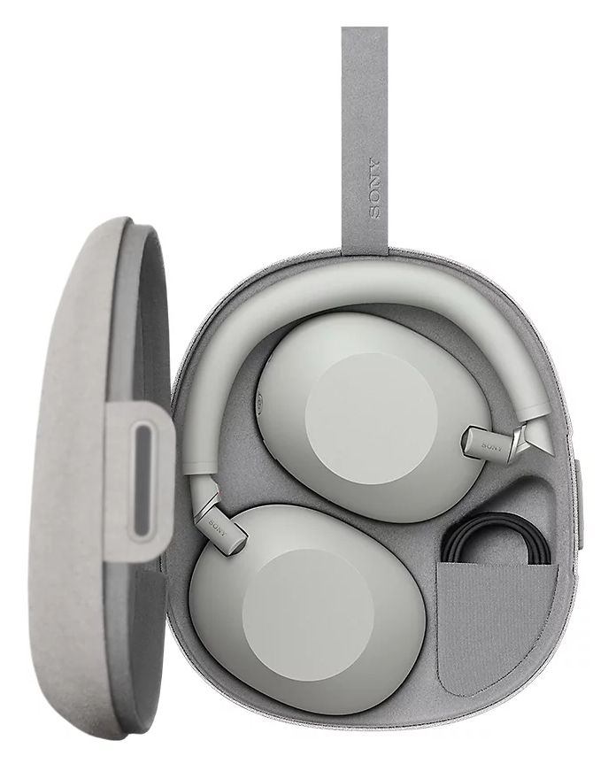 WH-1000XM6 Over Ear Bluetooth Kopfhörer kabelgebunden&kabellos USB Typ-C  (Grau) 