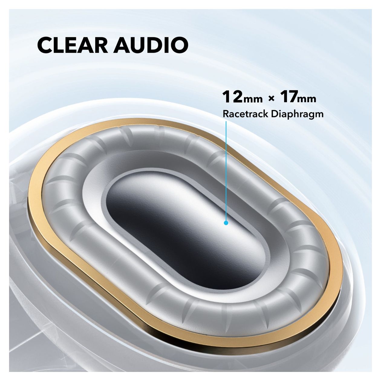 C40i Ohraufliegender Bluetooth Kopfhörer kabellos IPX4  (Schwarz) 