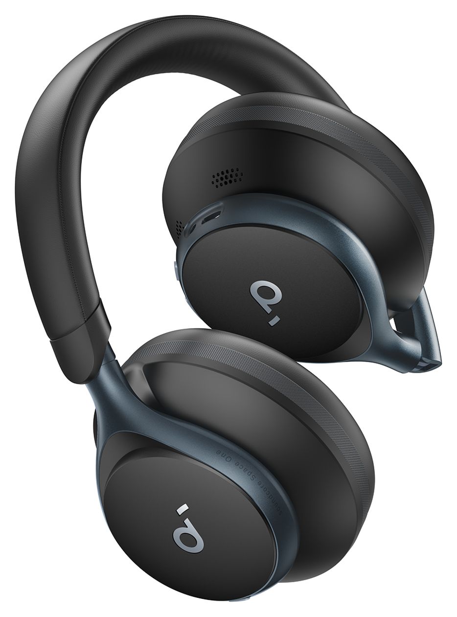 Space One Ohraufliegender Bluetooth Kopfhörer kabelgebunden&kabellos  (Schwarz) 