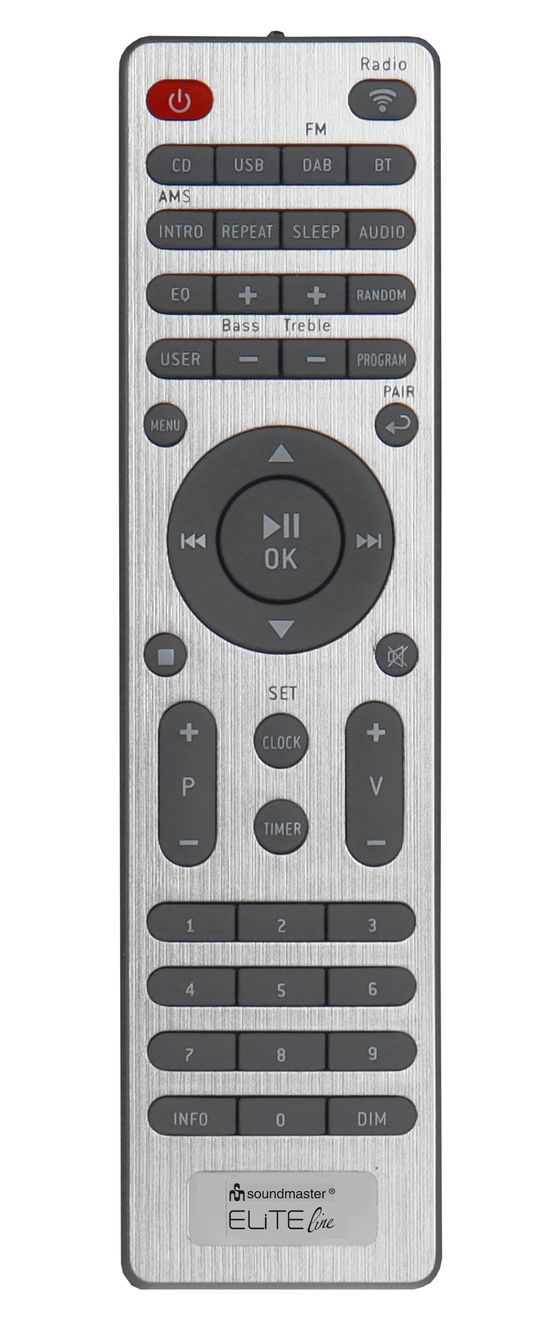 ICD2080WE Bluetooth DAB+, FM, UKW Radio Tragbar  (Weiß) 