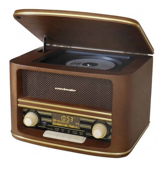 NR961 Bluetooth DAB+, FM Radio Tragbar  (Holz) 