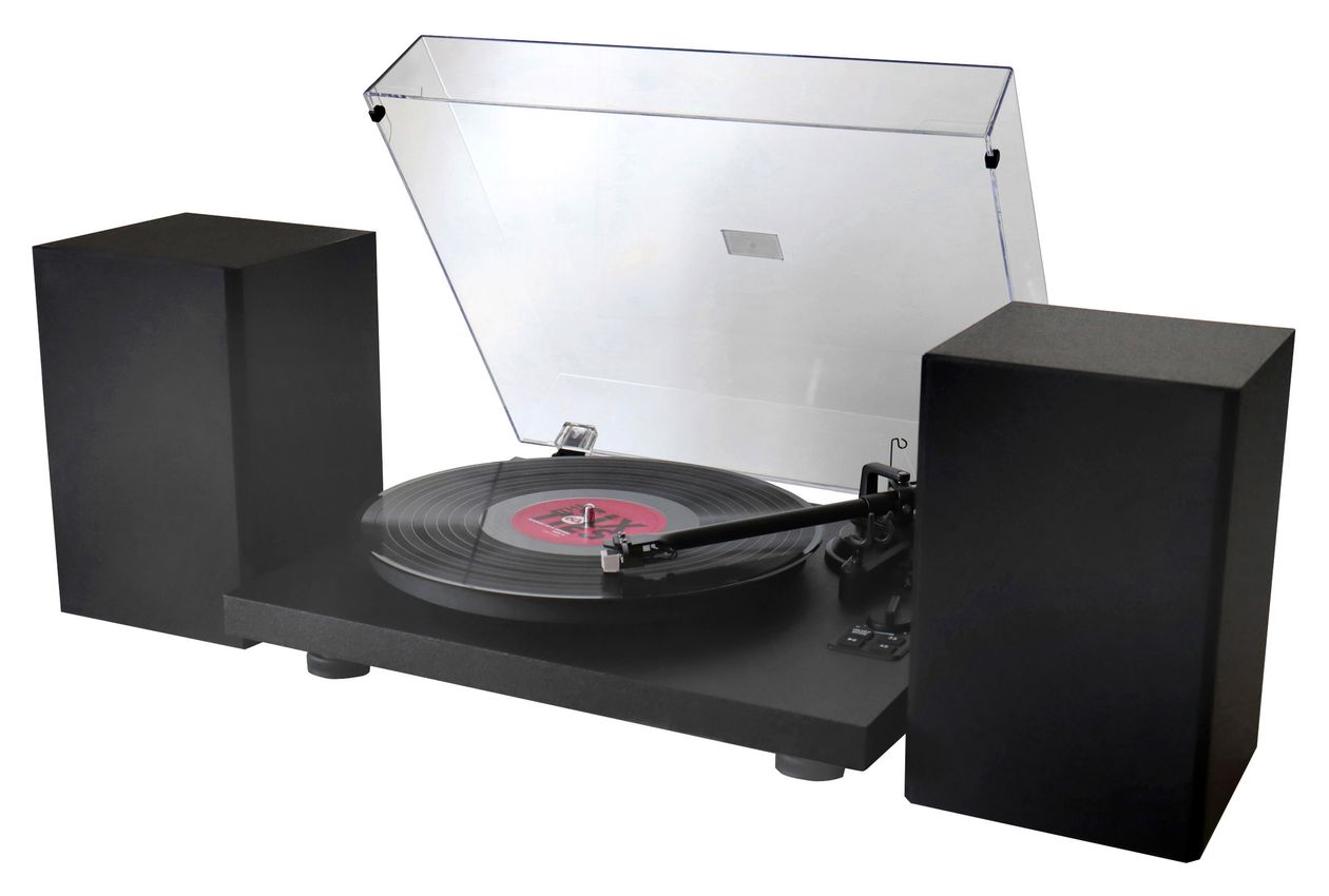 PL711SW Audio-Plattenspieler mit Riemenantrieb  (Schwarz) 