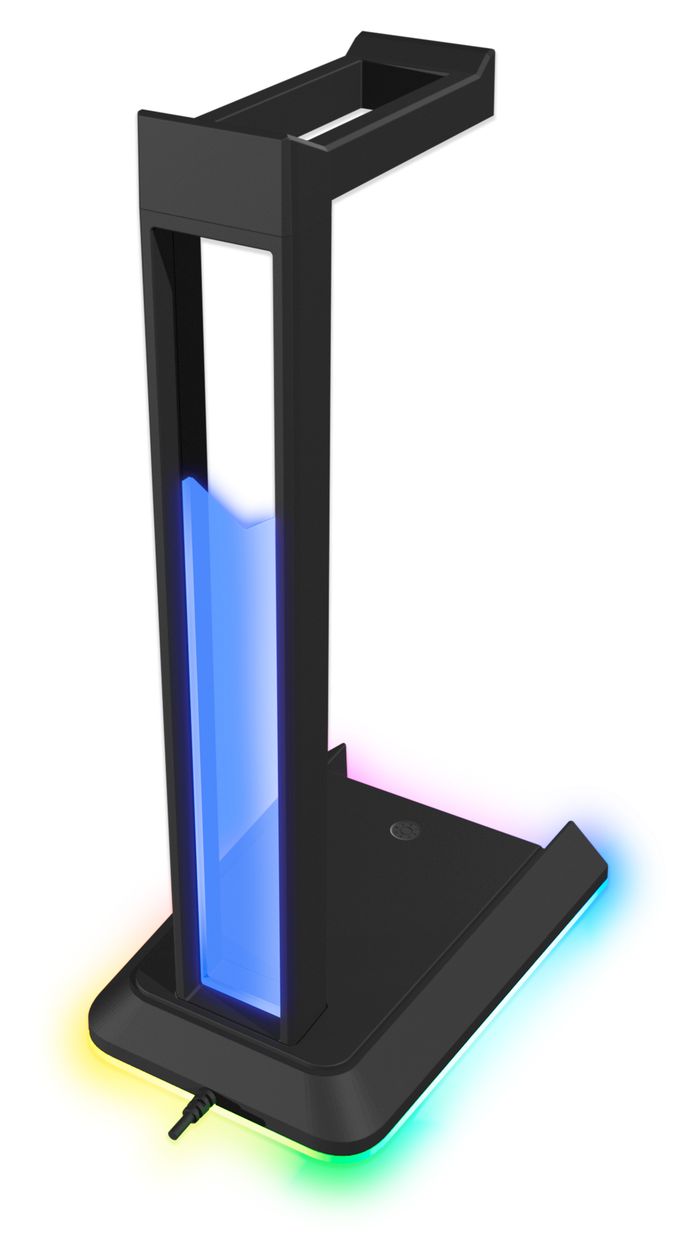 EXCELLO NX RGB Headset-Ständer  (Schwarz) 