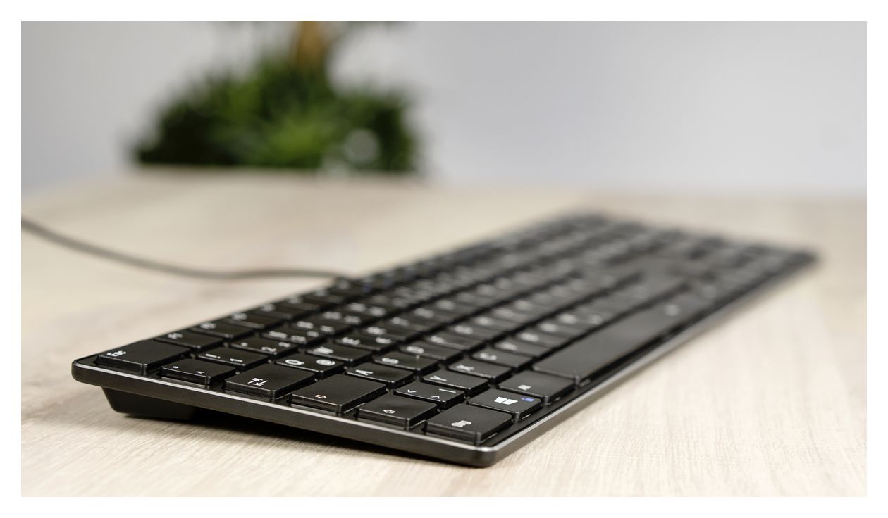 SL-640010 Büro Tastatur USB  (Schwarz) 