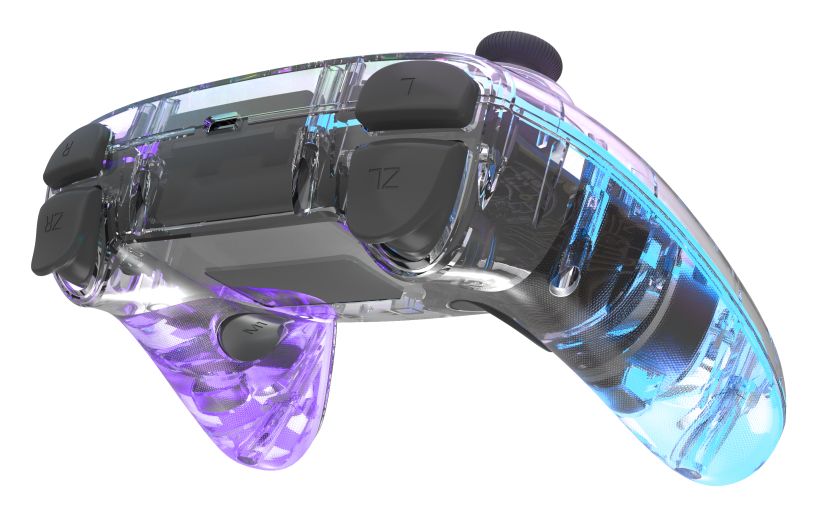 SL-650115-CR Rait NX Analog / Digital Gamepad für PC, Android, Nintendo Switch Lite, Nintendo Switch OLED, Playstation 3  (Transparent) 