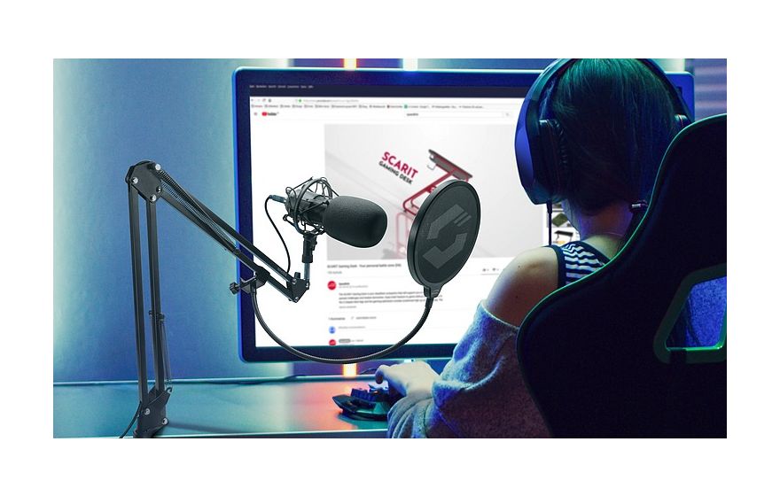 VOLITY READY kabelgebunden Studio-Mikrofon 96 kHz USB  (Schwarz) 