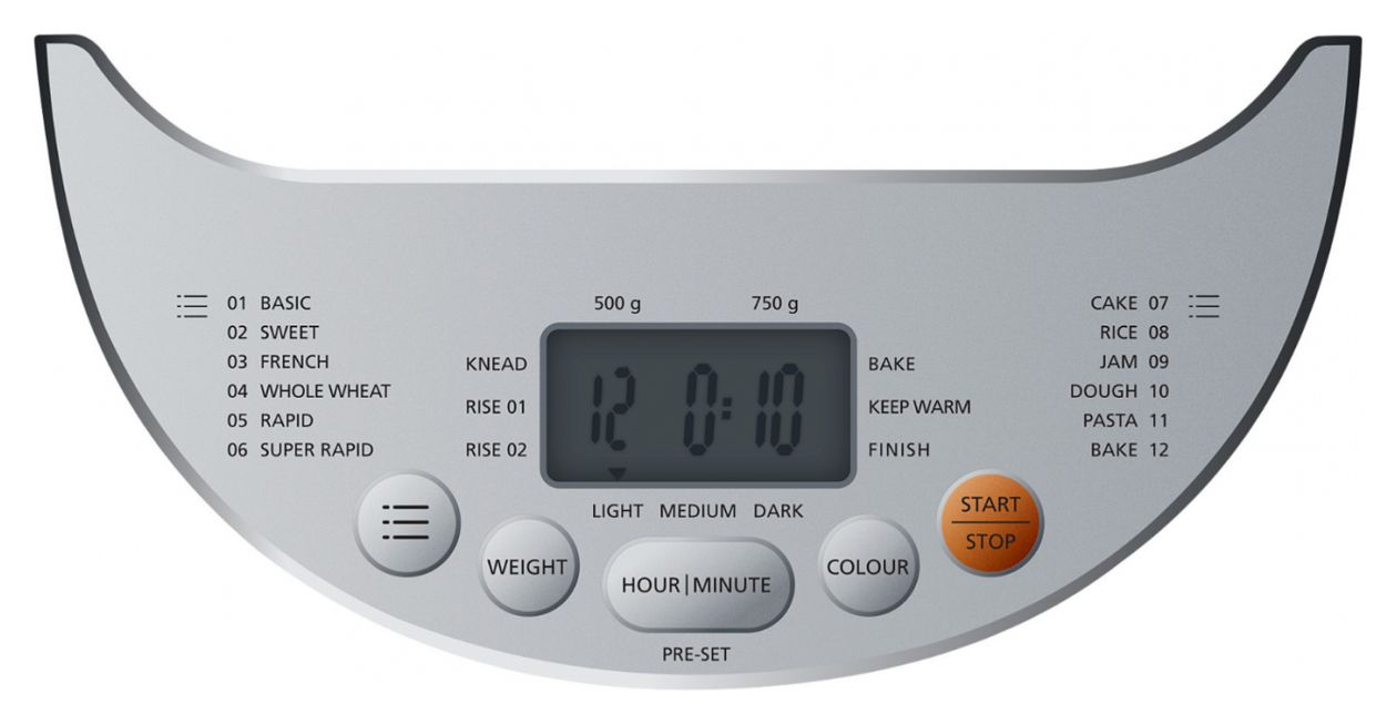 BM3 Brotbackautomat für 750 g  540 W 