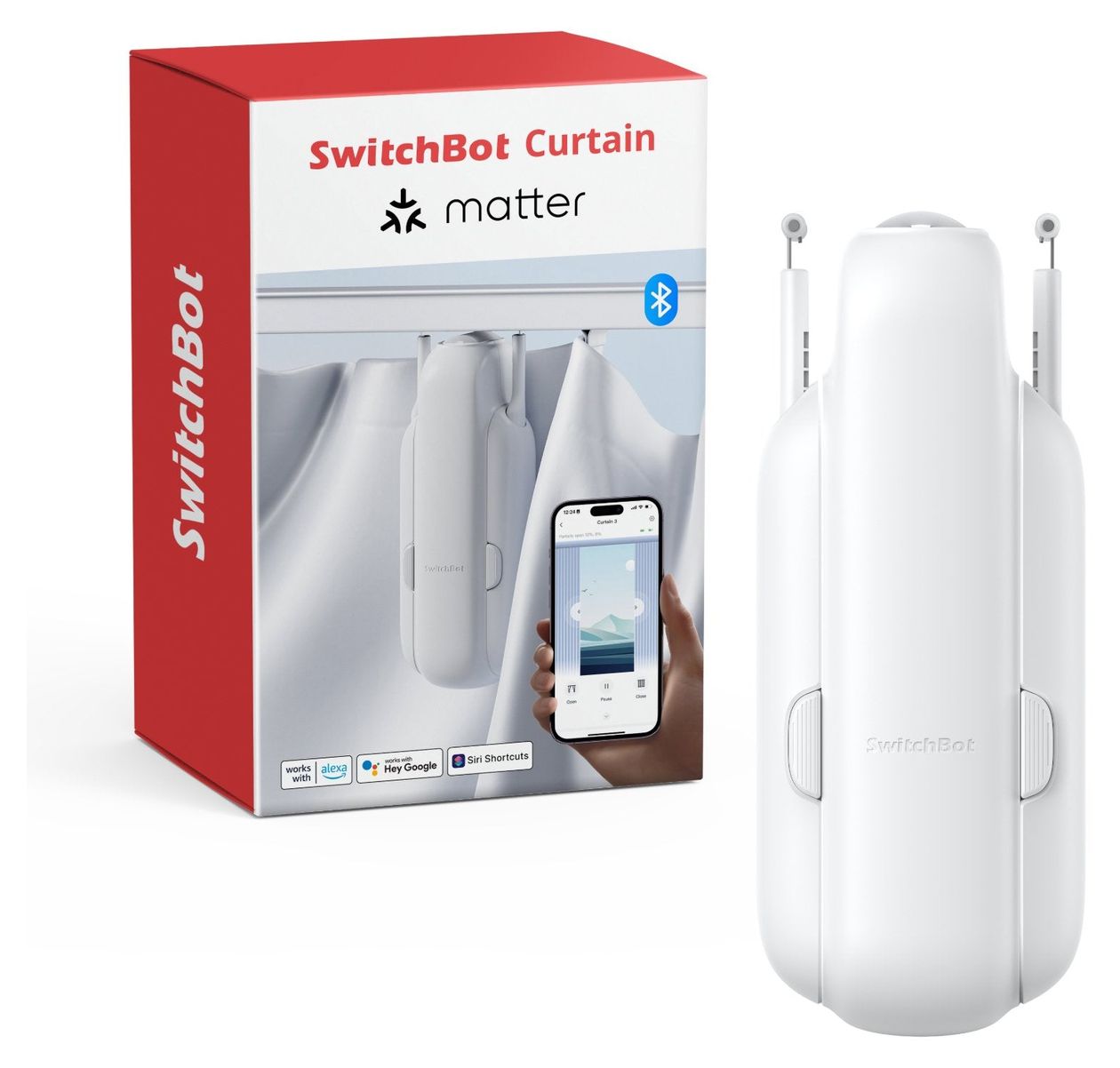 W2400000R Curtain Rod V3  Bluetooth  (Weiß) 