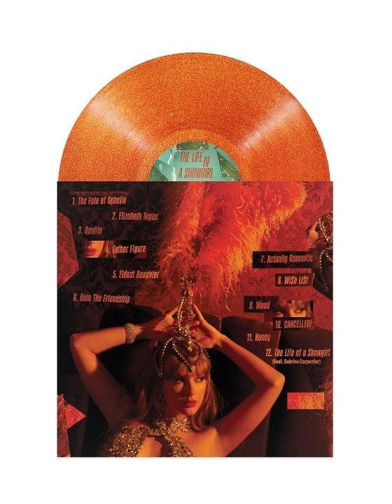 Taylor Swift - The Life of a Showgirl: Sweat and Vanilla Perfume Portofino (Orange Glitter LP) 
