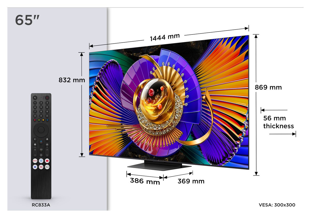 65MSQLED85L LCD/TFT 165,1 cm (65 Zoll) Fernseher 4K Ultra HD VESA 300 x 300 mm 