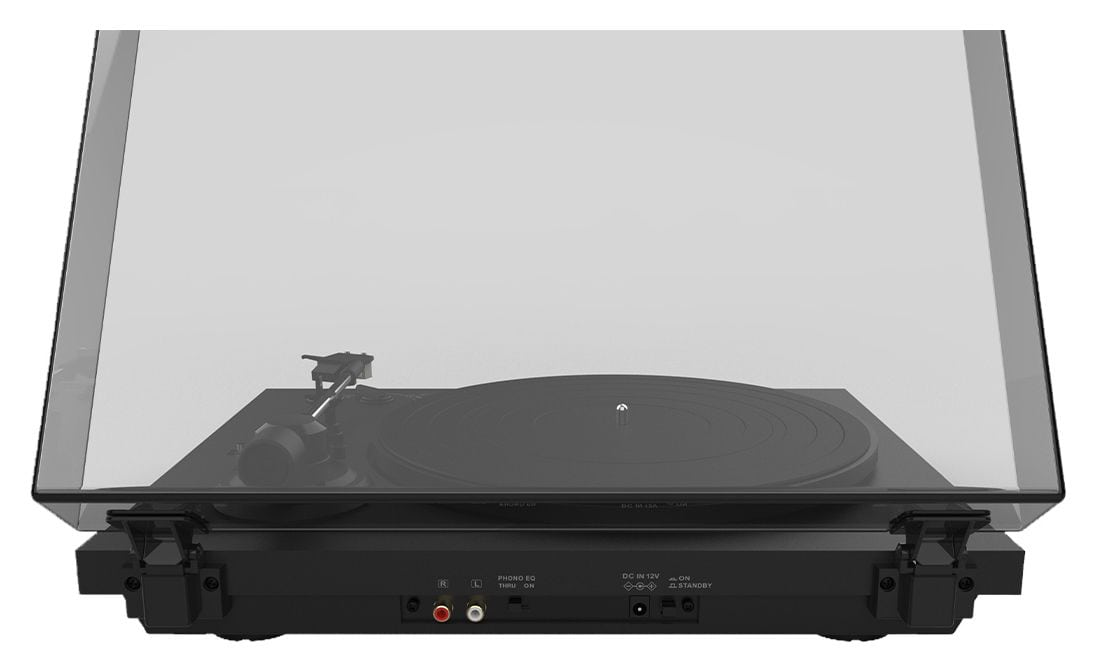 TN-175-B Audio-Plattenspieler mit Riemenantrieb  (Schwarz) 