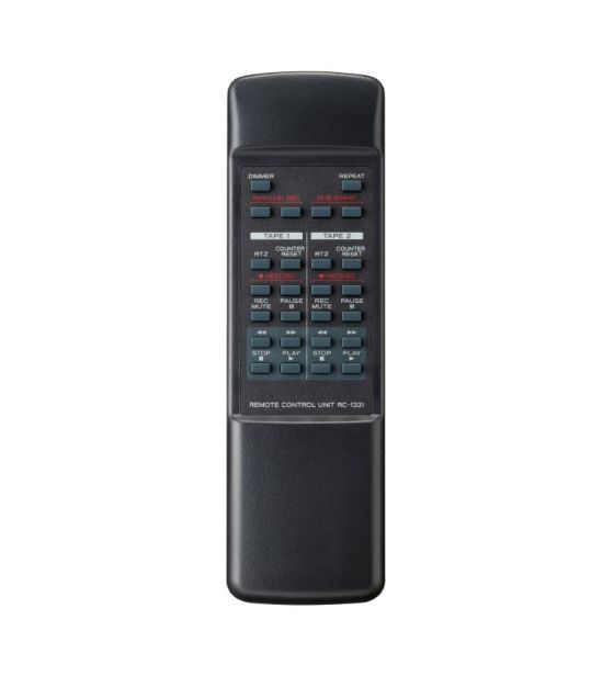 W-1200 Doppelkassettendeck (Schwarz) 