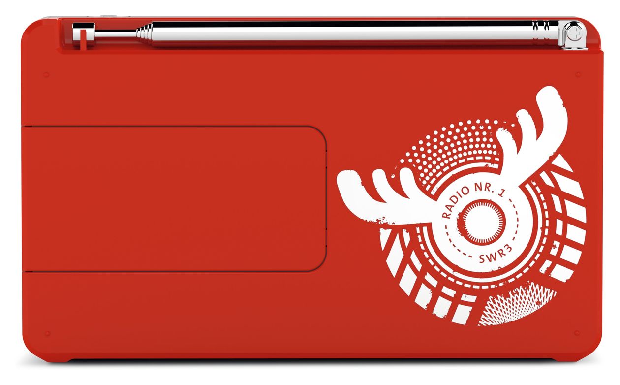 DigitRadio 1 DAB+, FM Radio Persönlich  (Rot, Weiß) 