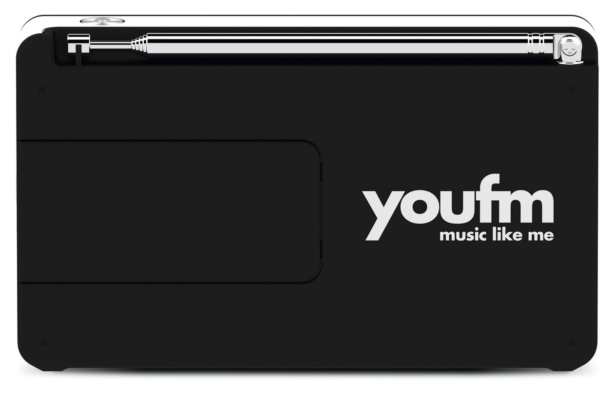 Digitradio 1 DAB+, FM Radio Tragbar  (Schwarz, Weiß) 