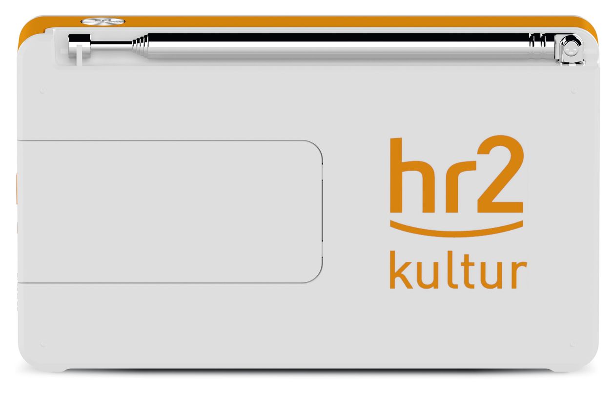 Digitradio 1 hr2 Edition DAB, DAB+, UKW Radio Tragbar  (Orange, Weiß) 