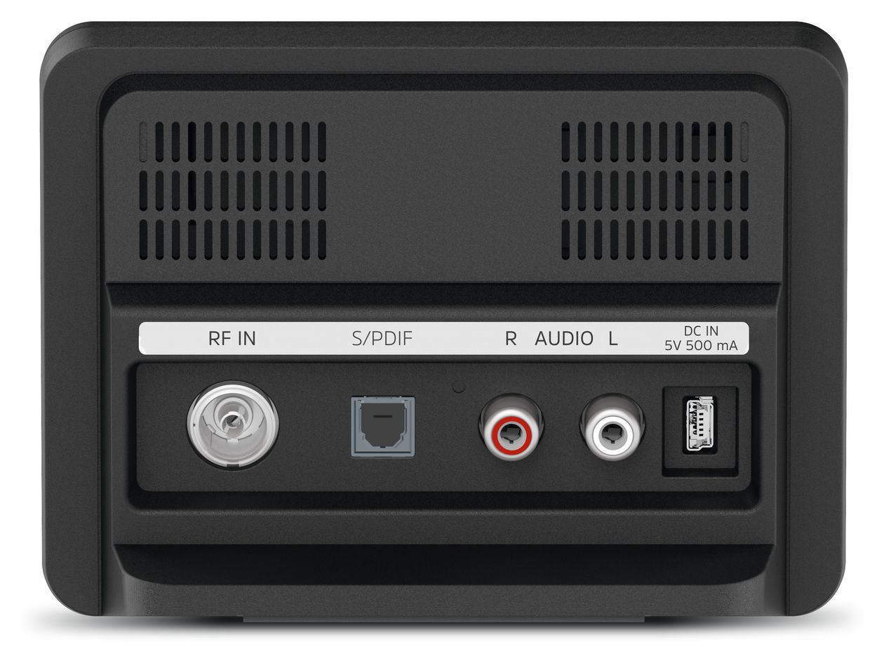 DigitRadio 10IR Bluetooth DAB+, FM Radio Internet  (Schwarz, Silber) 