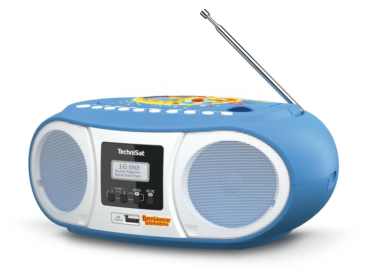 DigitRadio 1990 Benjamin Blümchen Edition CD Payer DAB+, FM Radio  (Blau) 