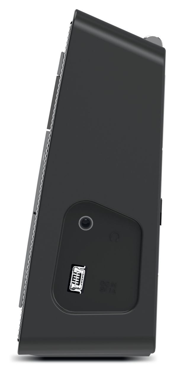 DigitRadio 2 Bluetooth DAB+, FM Radio Tragbar  (Schwarz, Weiß) 