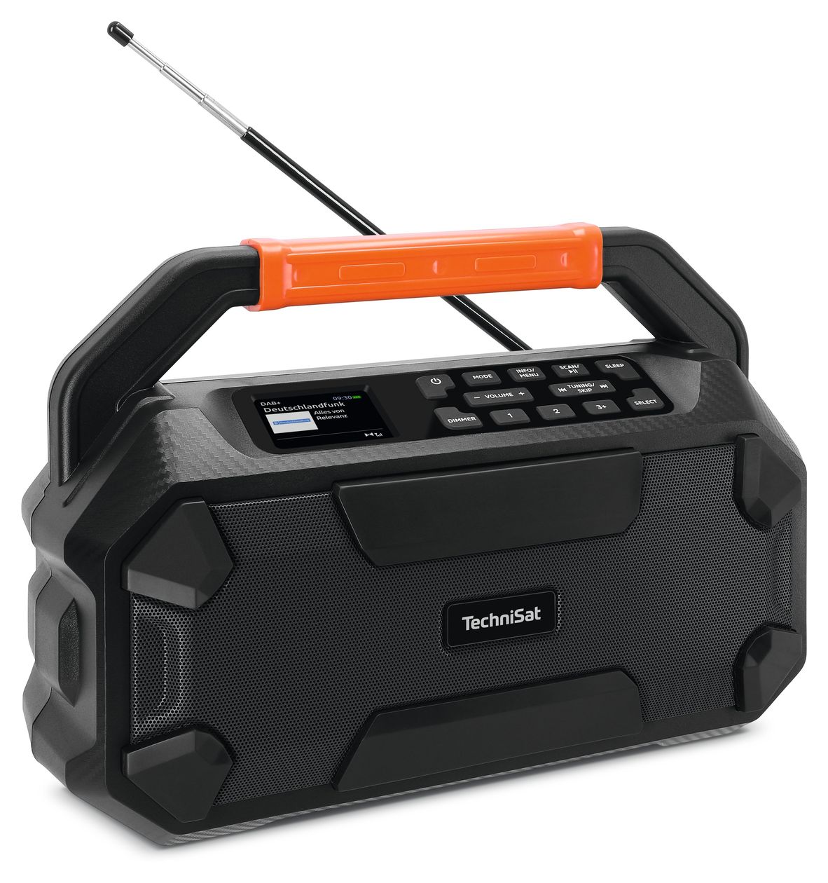 DigitRadio 231OD Bluetooth DAB+, FM Radio Tragbar IPX4  (Schwarz) 