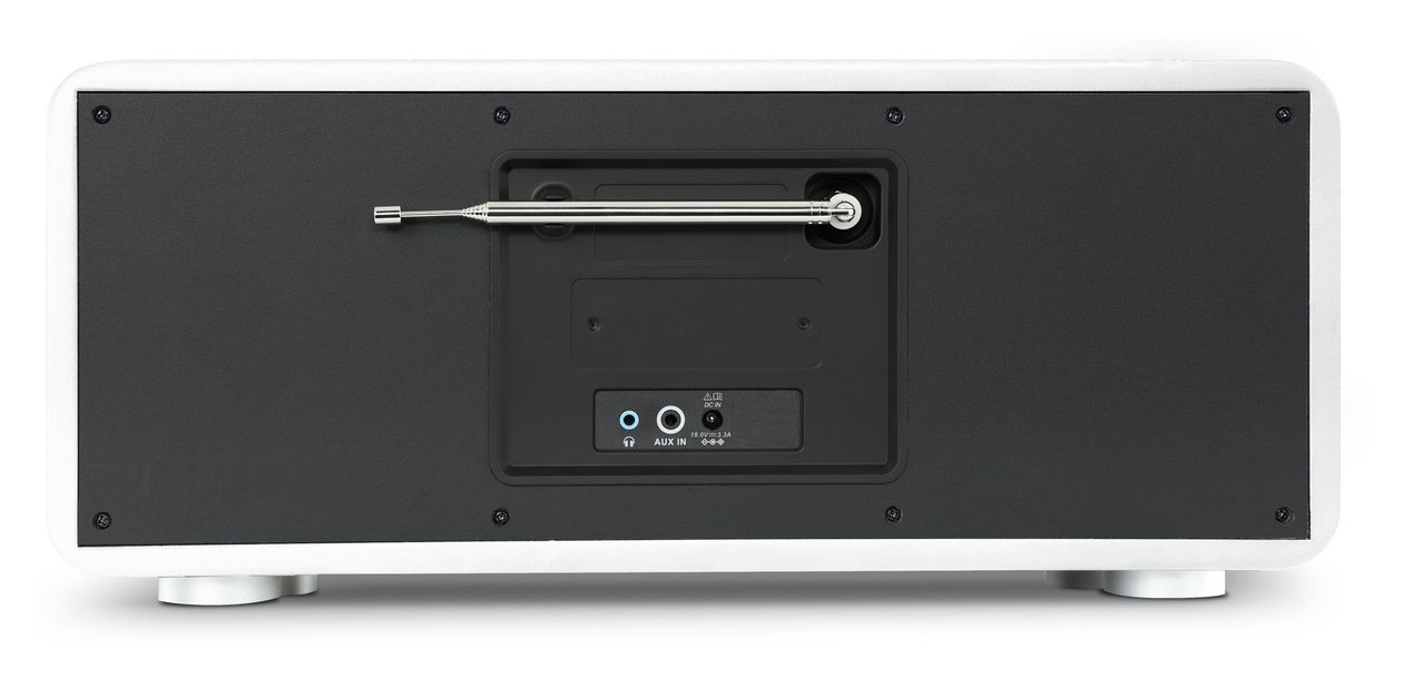Digitradio 602 Bluetooth DAB+, FM Radio Internet  (Silber, Weiß) 