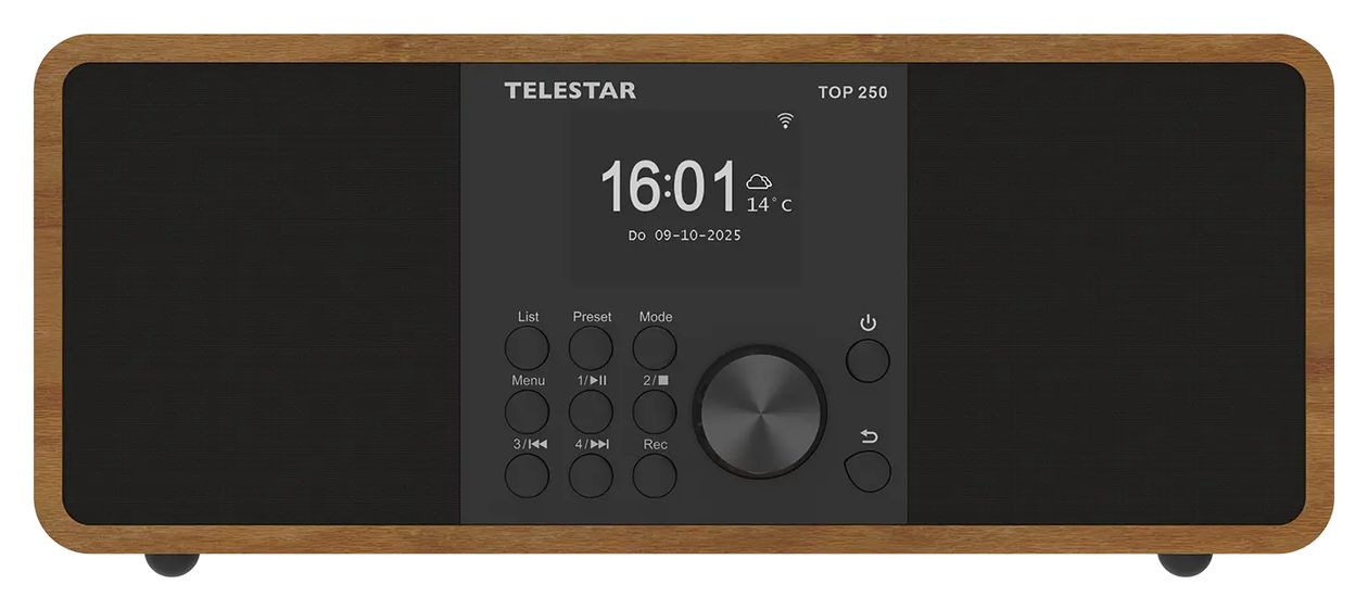 Top 250 Bluetooth DAB+, FM Radio Internet  (Holz) 