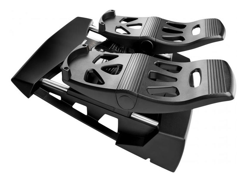 T.Flight Rudder Pedals Pedale für PC, PlayStation 4, Xbox  (Schwarz) 