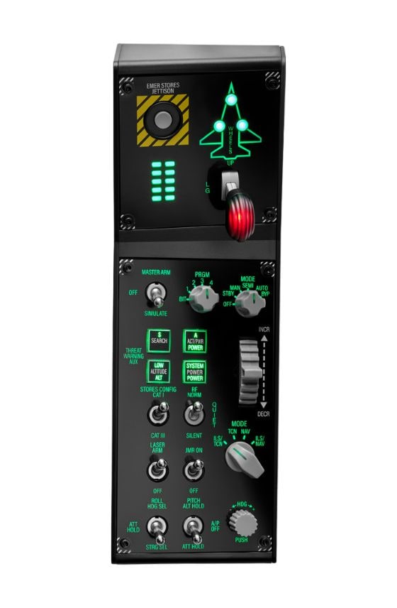 Viper Panel Analog / Digital Flugsimulation für PC  (Schwarz) 
