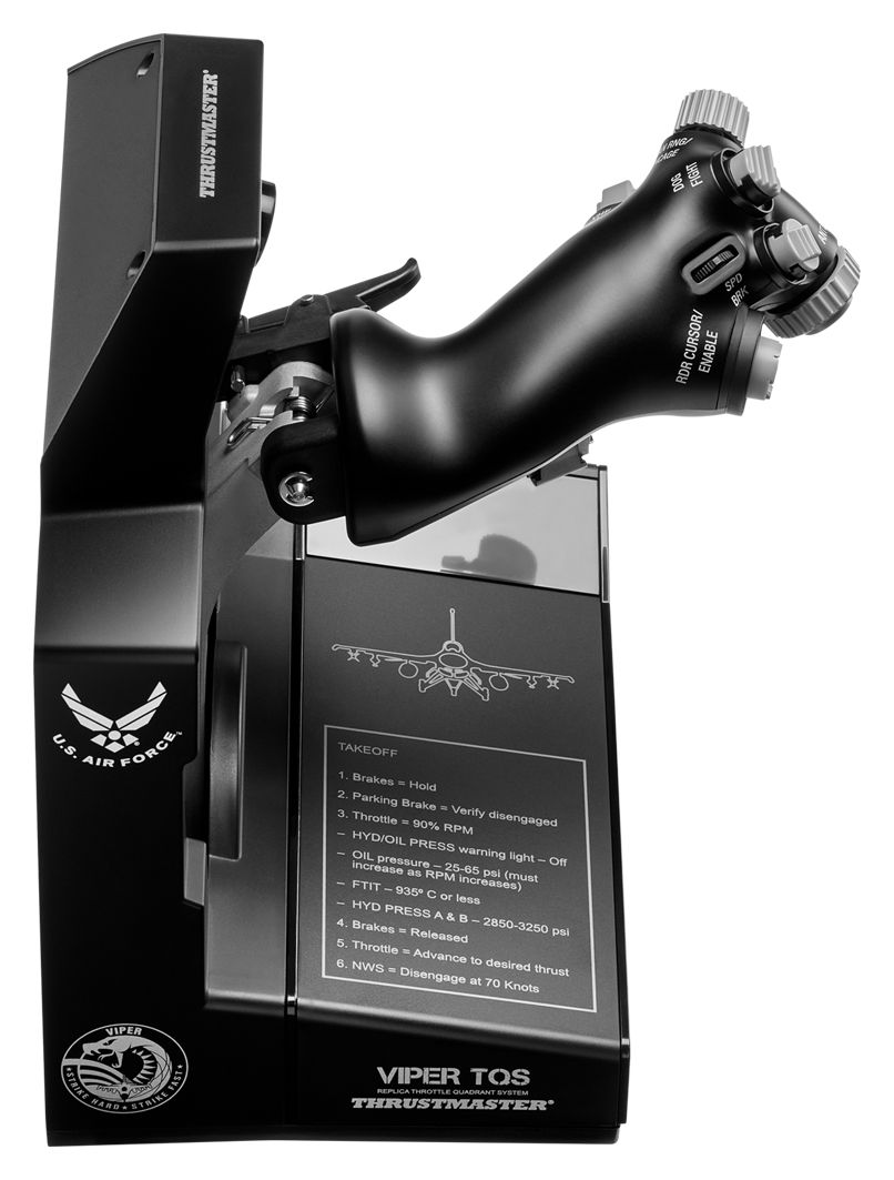 Viper TQS Analog / Digital Flugsimulation für PC  (Schwarz) 