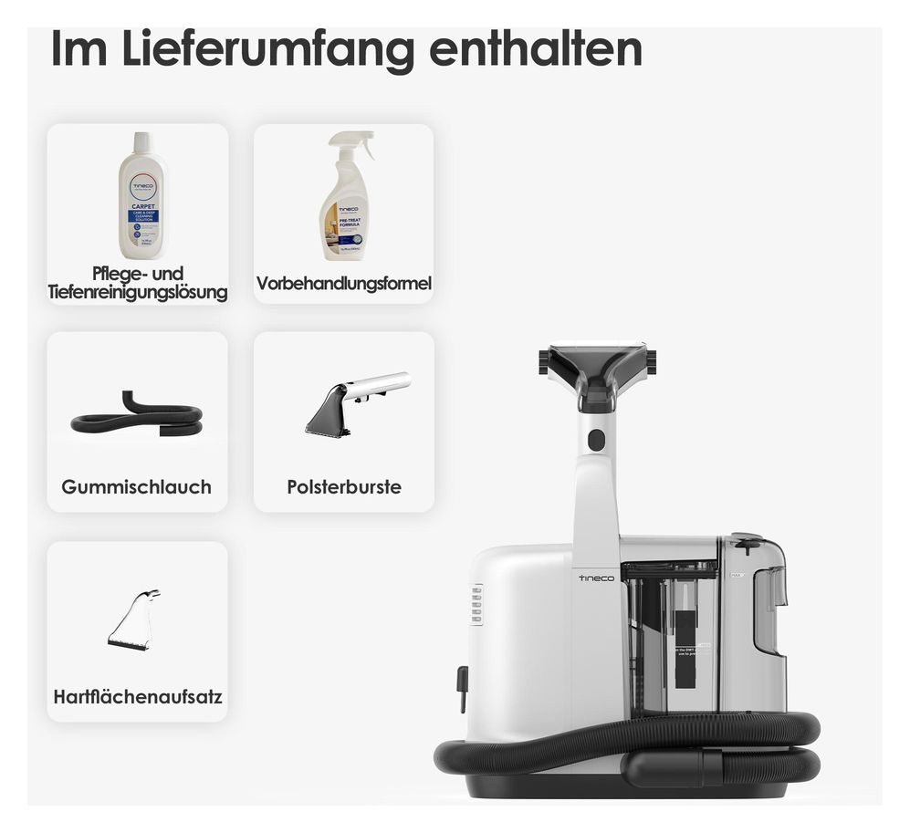 iCarpet Spot Naß-/Trockensauger bis 0,6 l Schmutzwasser 