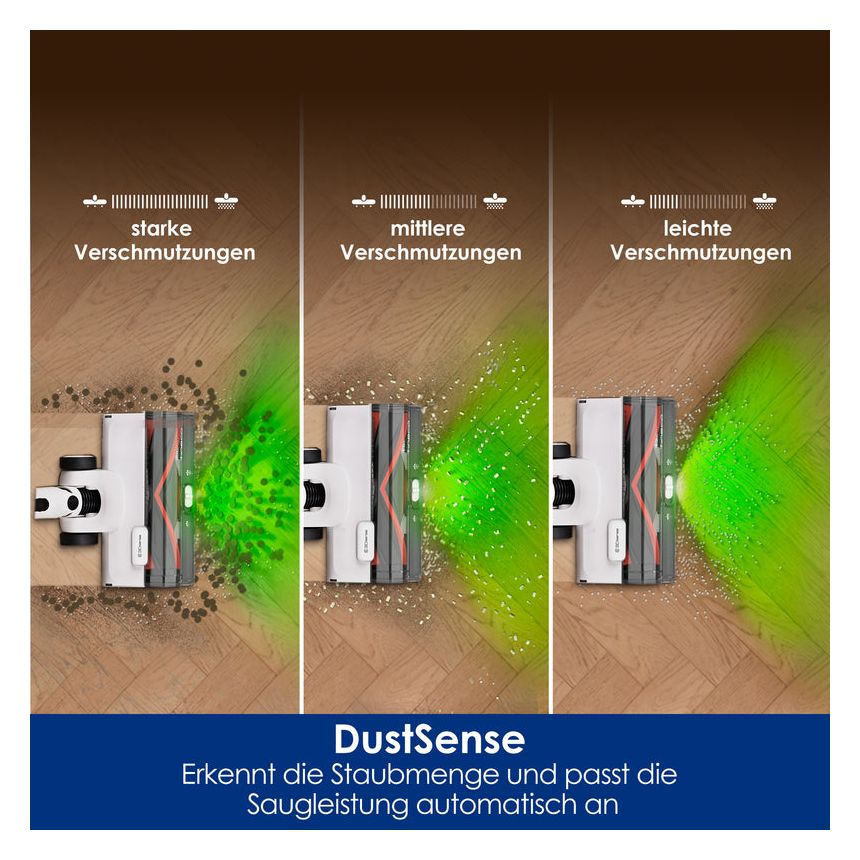 Pure One A50S Plus Handstaubsauger Beutellos bis 70 min Laufzeit  (Weiß) 